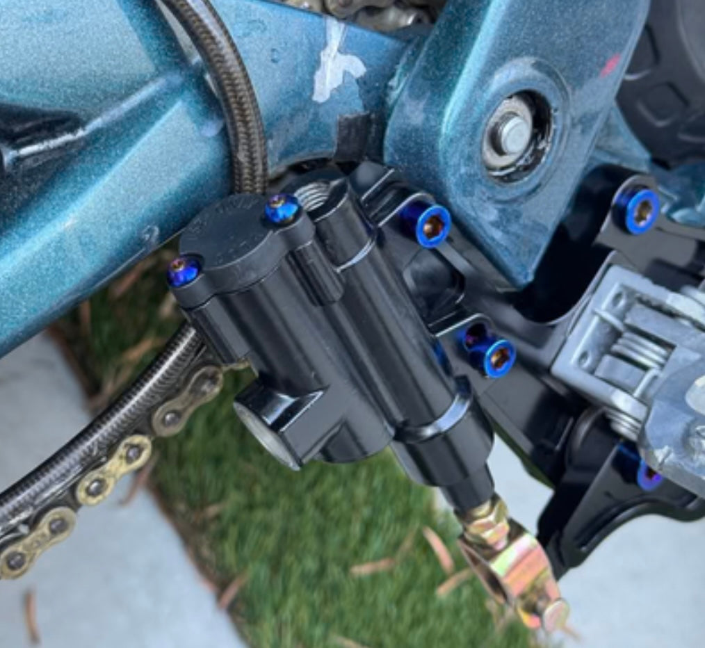Foot brake titanium